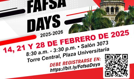 FAFSA DAYS 2025-2026   LOS DÍAS 14, 21 Y 28 DE FEBRERO DE 2025